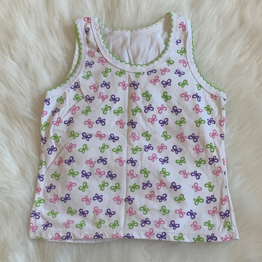 Kids' Butterfly Pattern Tank Top
